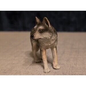 2008 Schleich  Adult Grey Wolf - RETIRED #14605